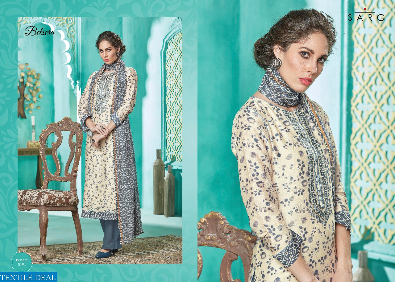 Sarg Belsera Wholesale luxury Ethnic Salwar suits